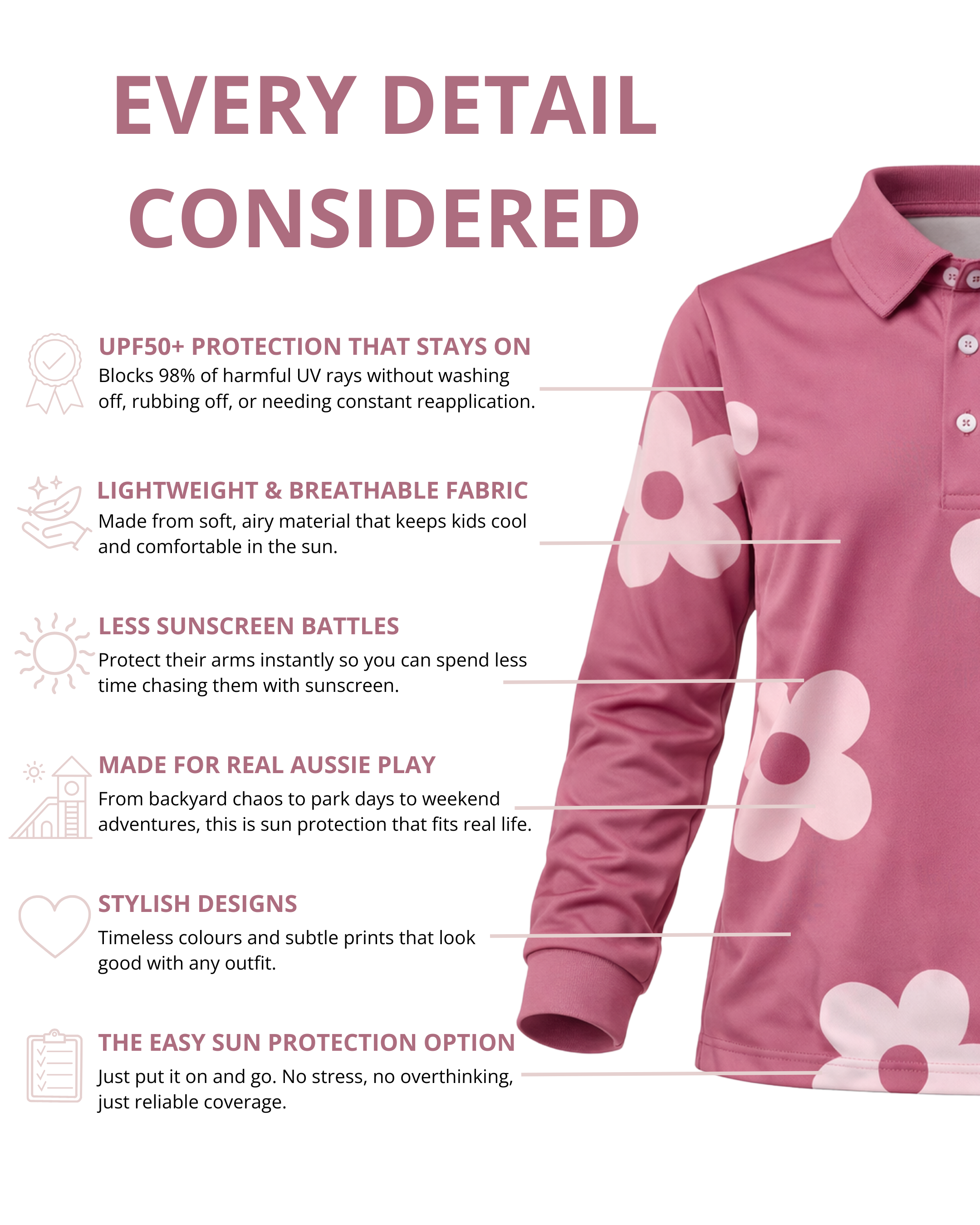 Daisy Rose Sun-Safe Shirt