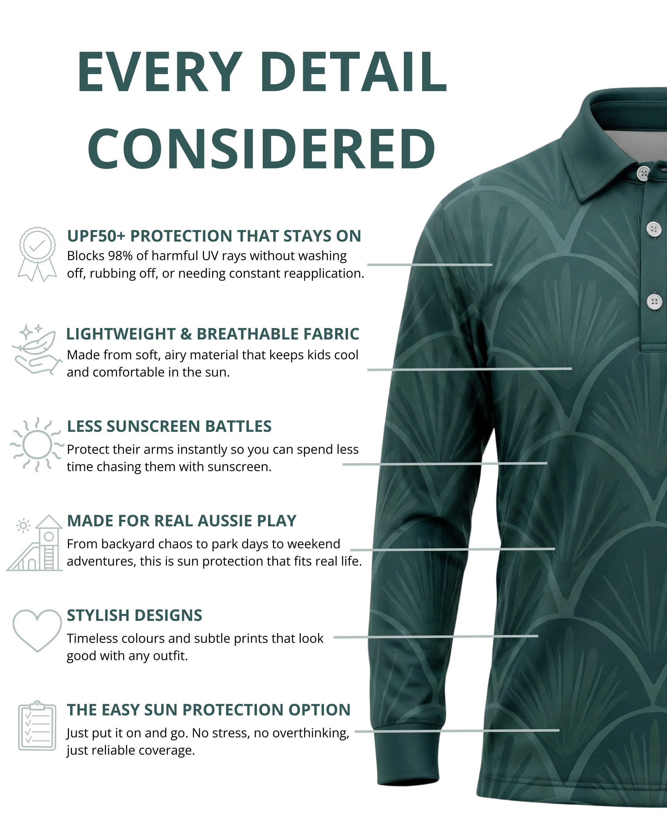 Solid Palm Sun-Safe Shirt