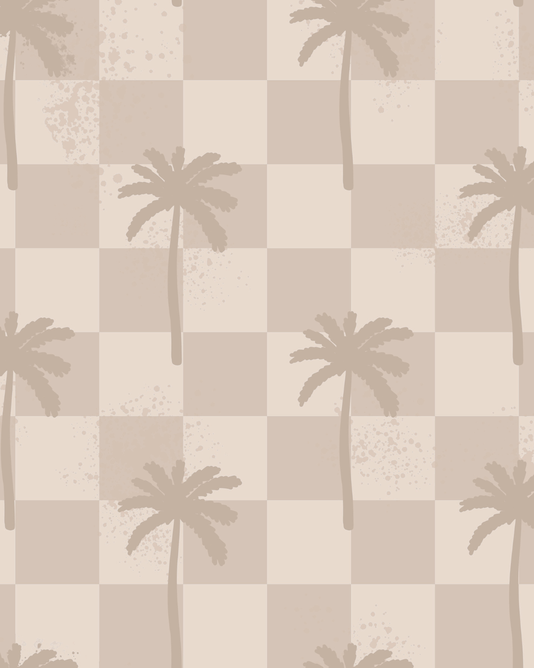 Palm Checker Sun-Safe Shirt