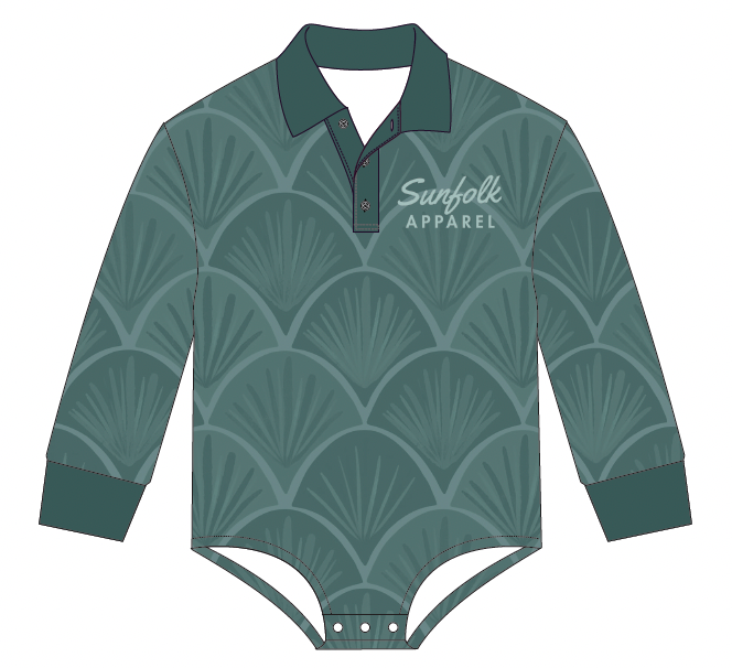 Jasper Scallop Sun-Safe Romper
