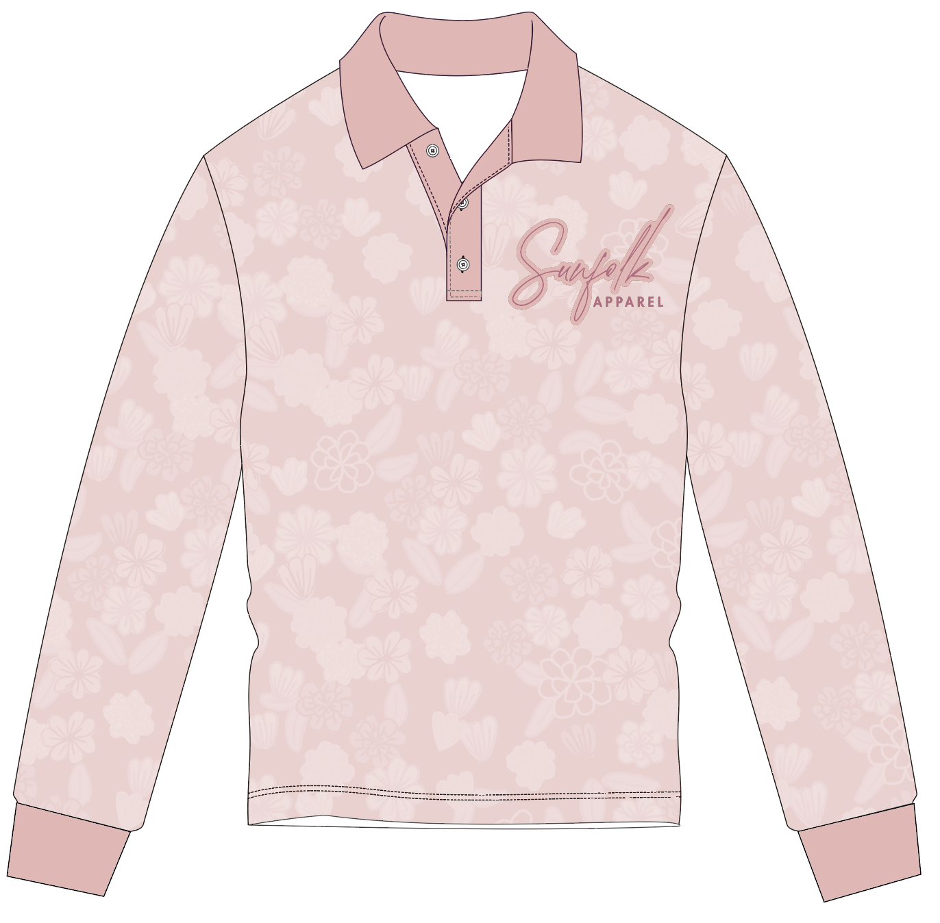 Dainty Floral Sun-Safe Shirt