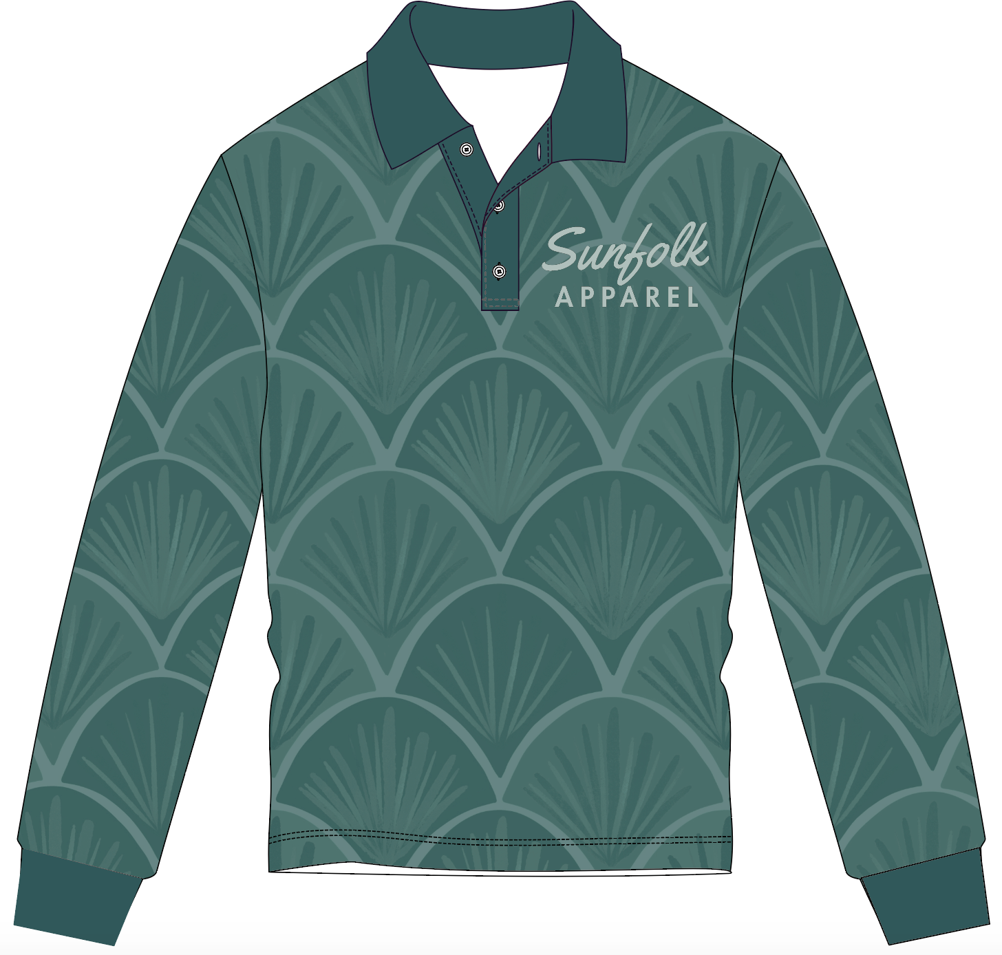 Jasper Scallop Sun-Safe Shirt