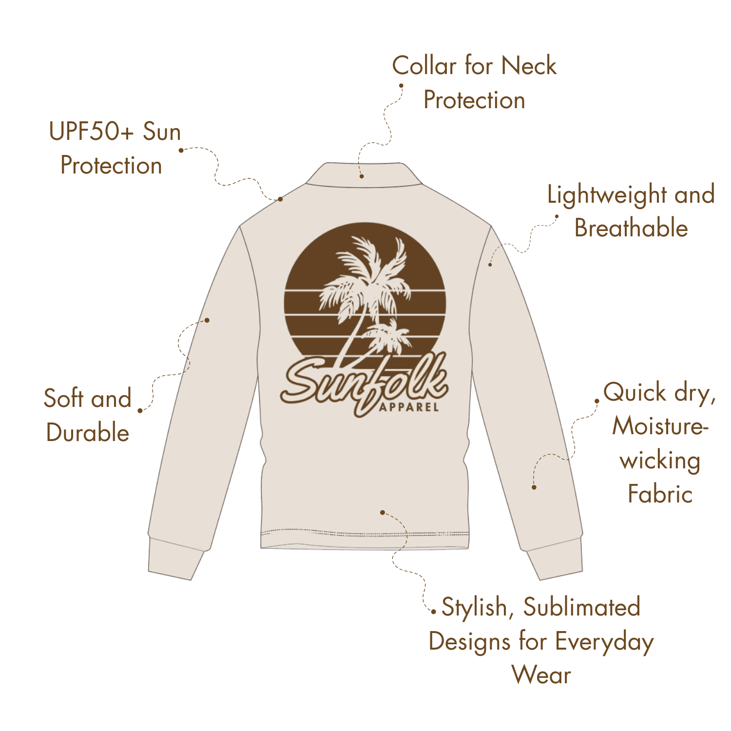Palm Checker Sun-Safe Shirt
