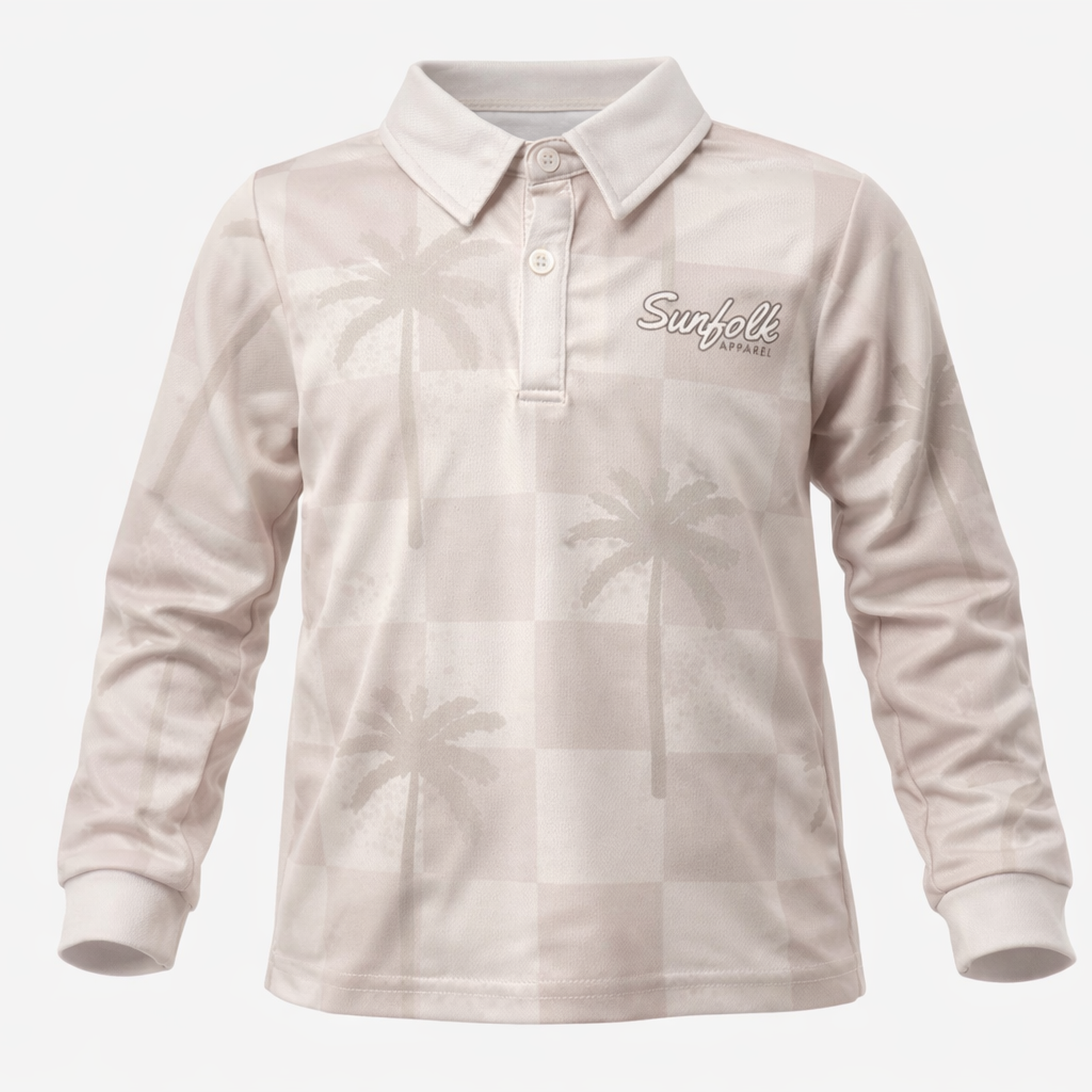 Palm Checker Sun-Safe Shirt